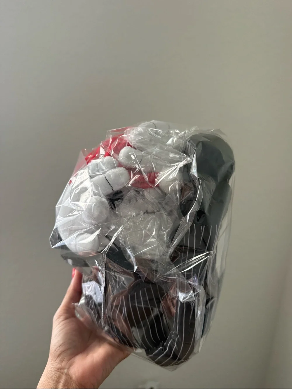 Jack Skellington Style Holiday Plush Tree Topper Hugger - NIB NEW
